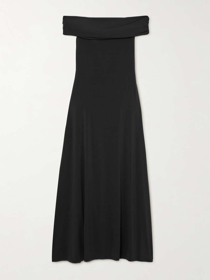Faithfull Sofie Off-the-shoulder Stretch-jersey Maxi Dress