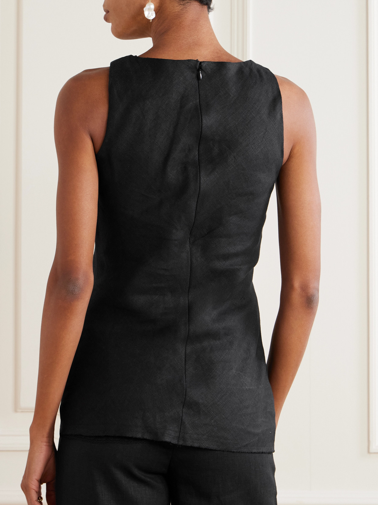 Saribou Lace-Trimmed Top