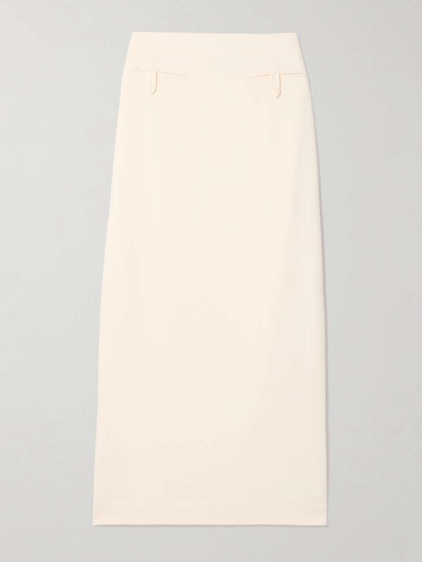 Staud Smith Crepe Midi Skirt