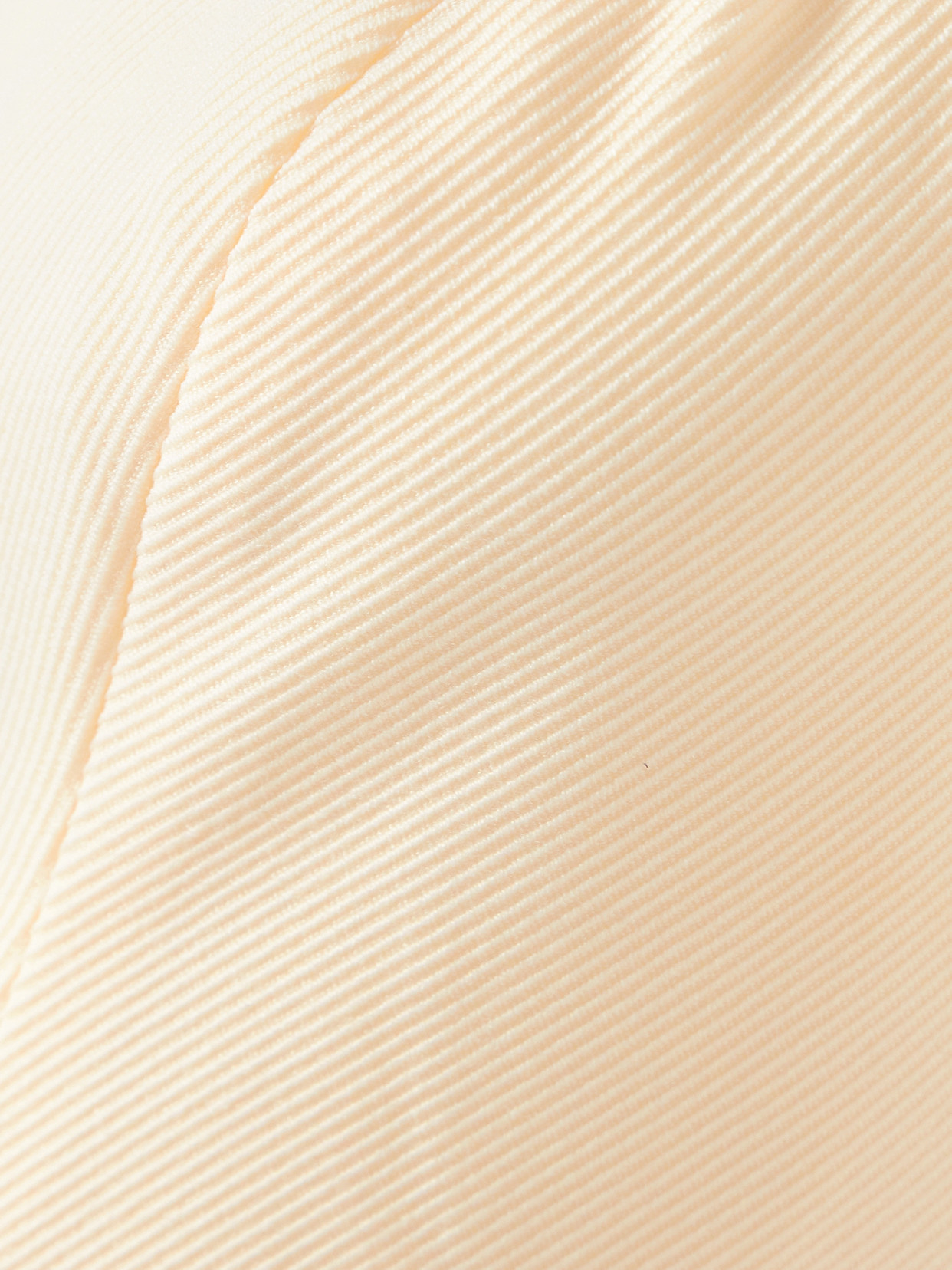 Silvia Strapless Twill Peplum Top
