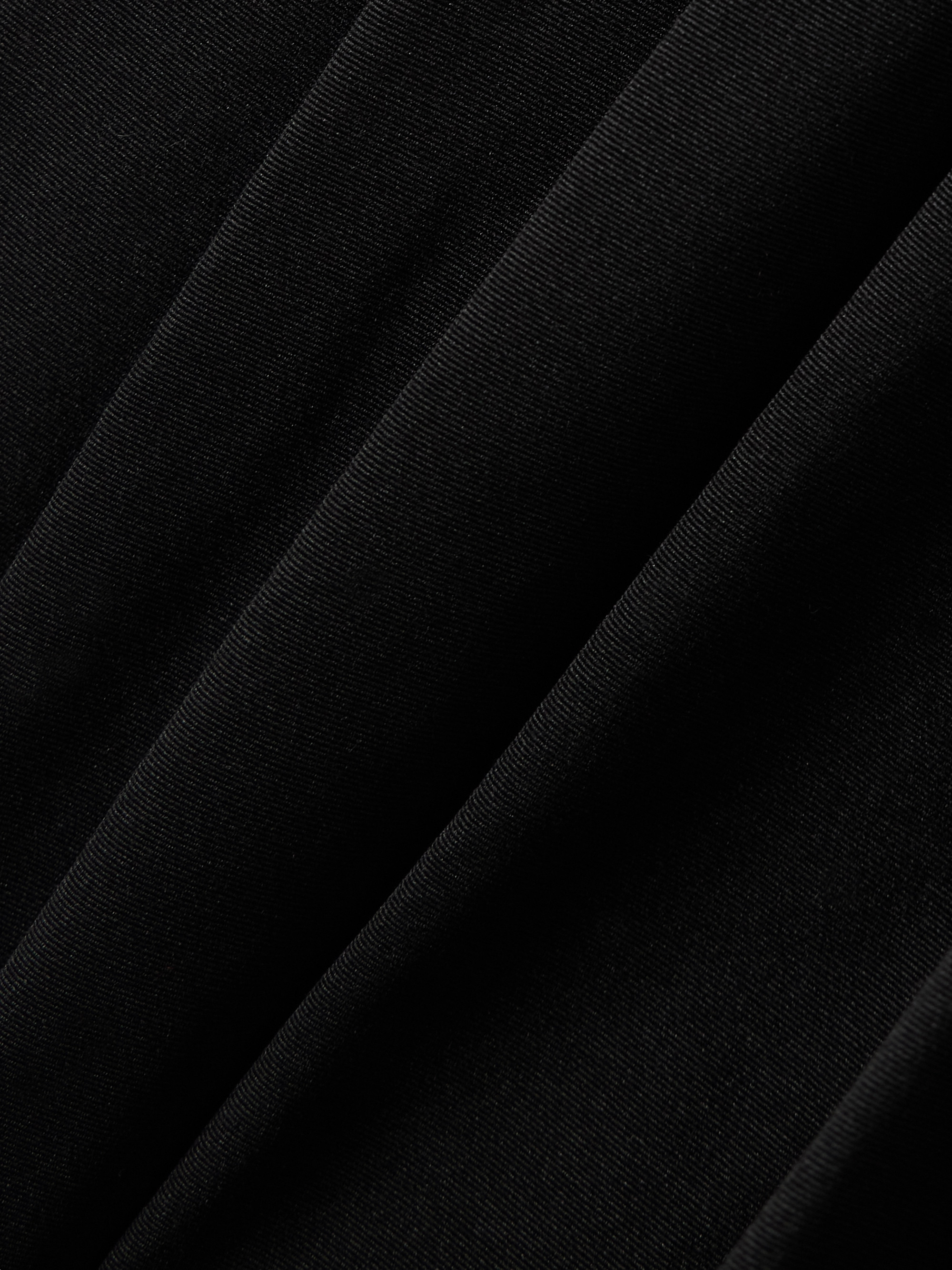 Staud Kennedy strapless cotton-blend grosgrain midi dress