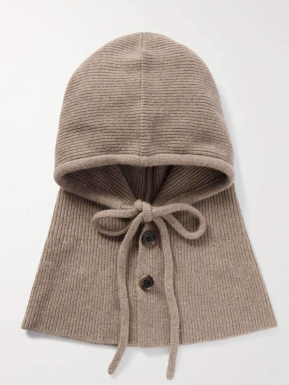 LISA YANG Gerda ribbed cashmere balaclava