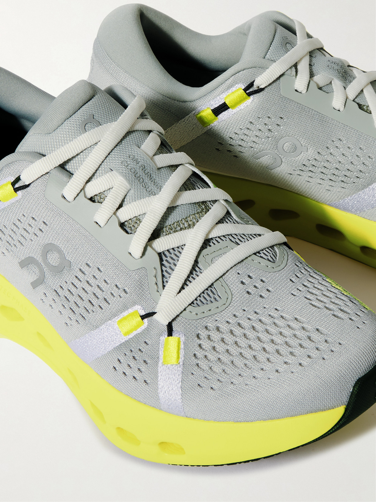 ON CLOUDSURFER 2 RUBBER-TRIMMED MESH SNEAKERS