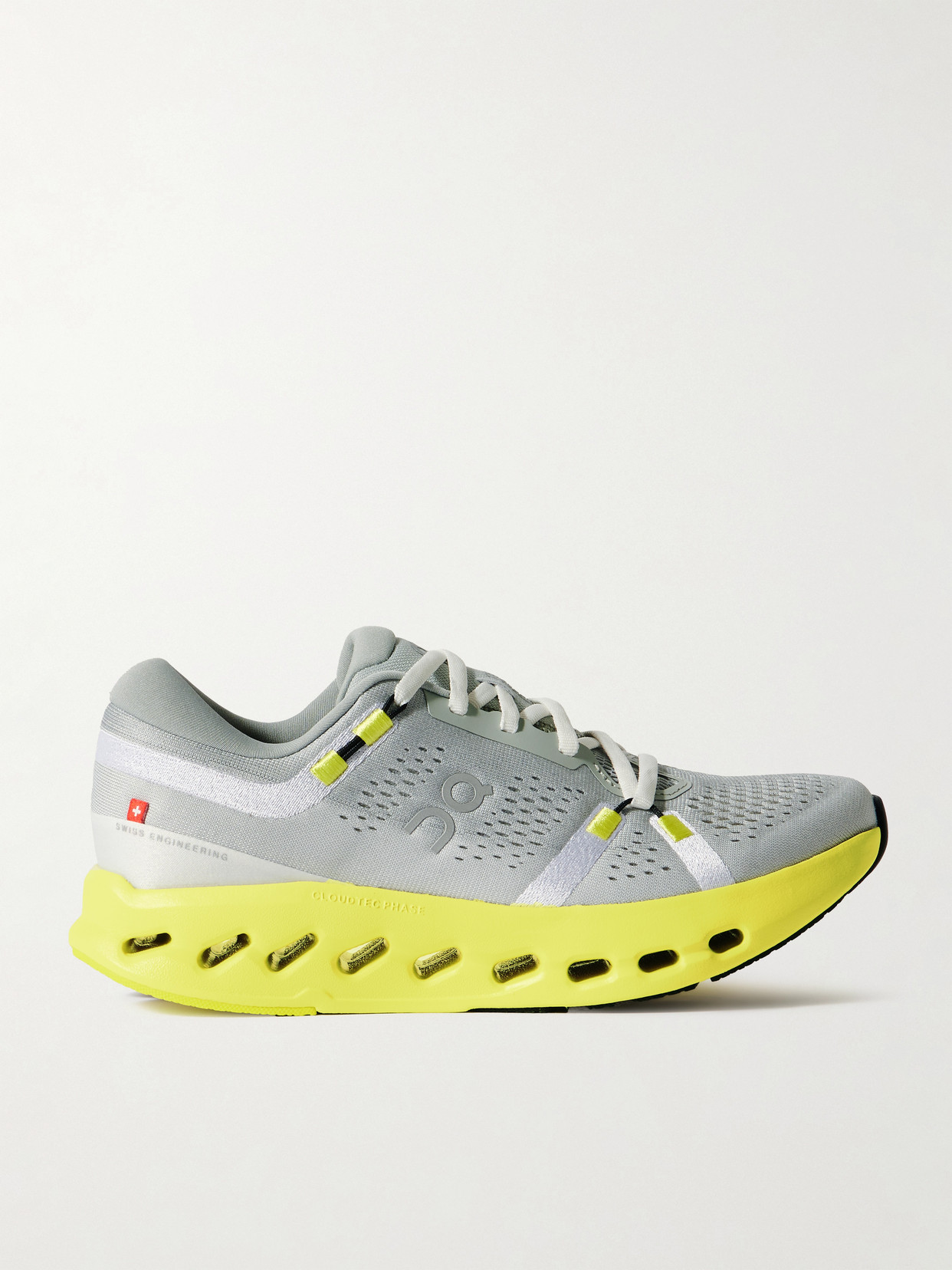 ON CLOUDSURFER 2 RUBBER-TRIMMED MESH SNEAKERS
