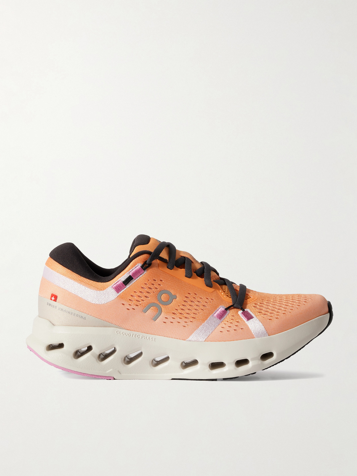 On Cloudsurfer 2 Rubber-trimmed Mesh Sneakers In Orange