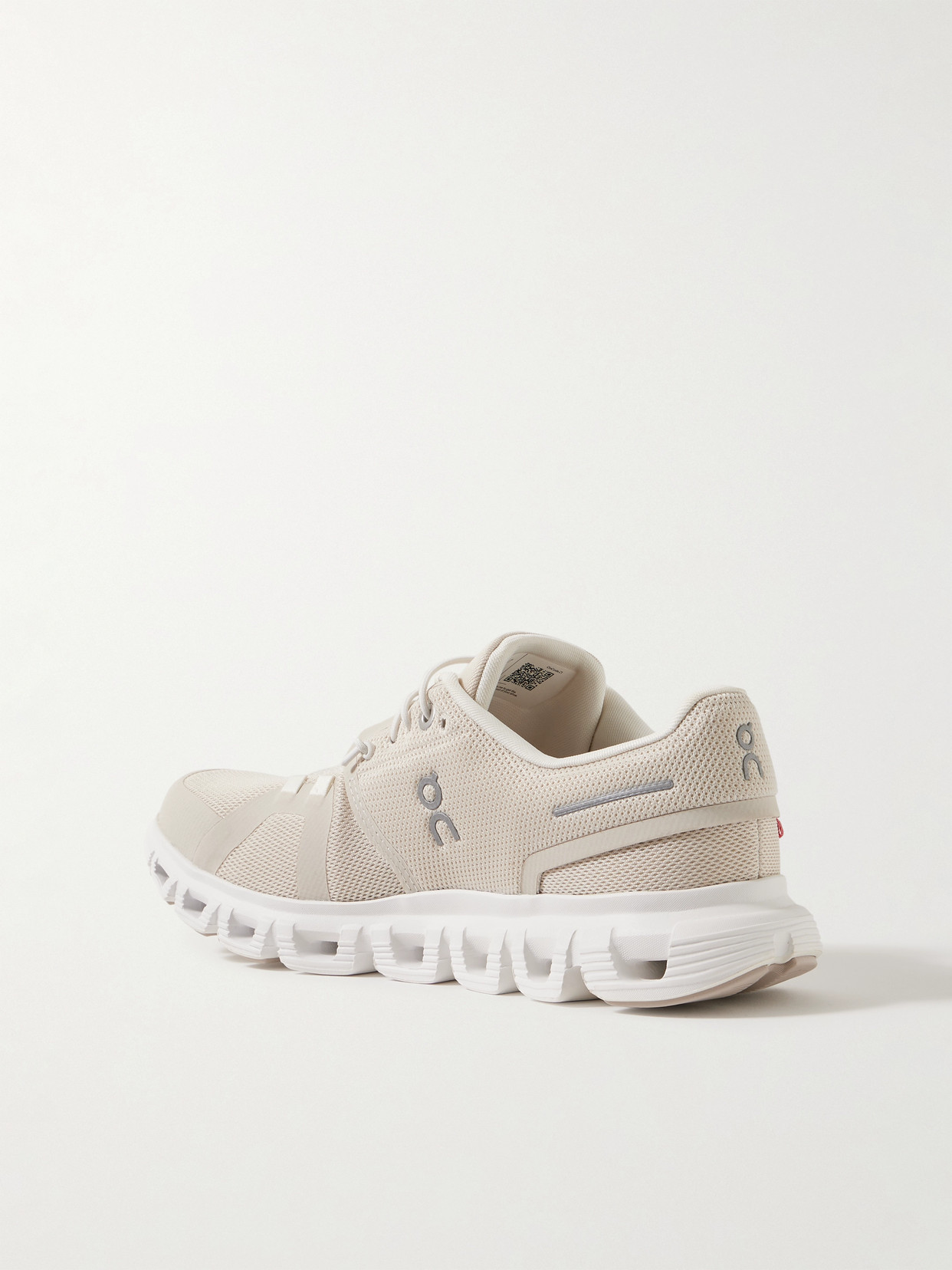 On Running Cloud 5 Panelled Mesh Sneakers In White