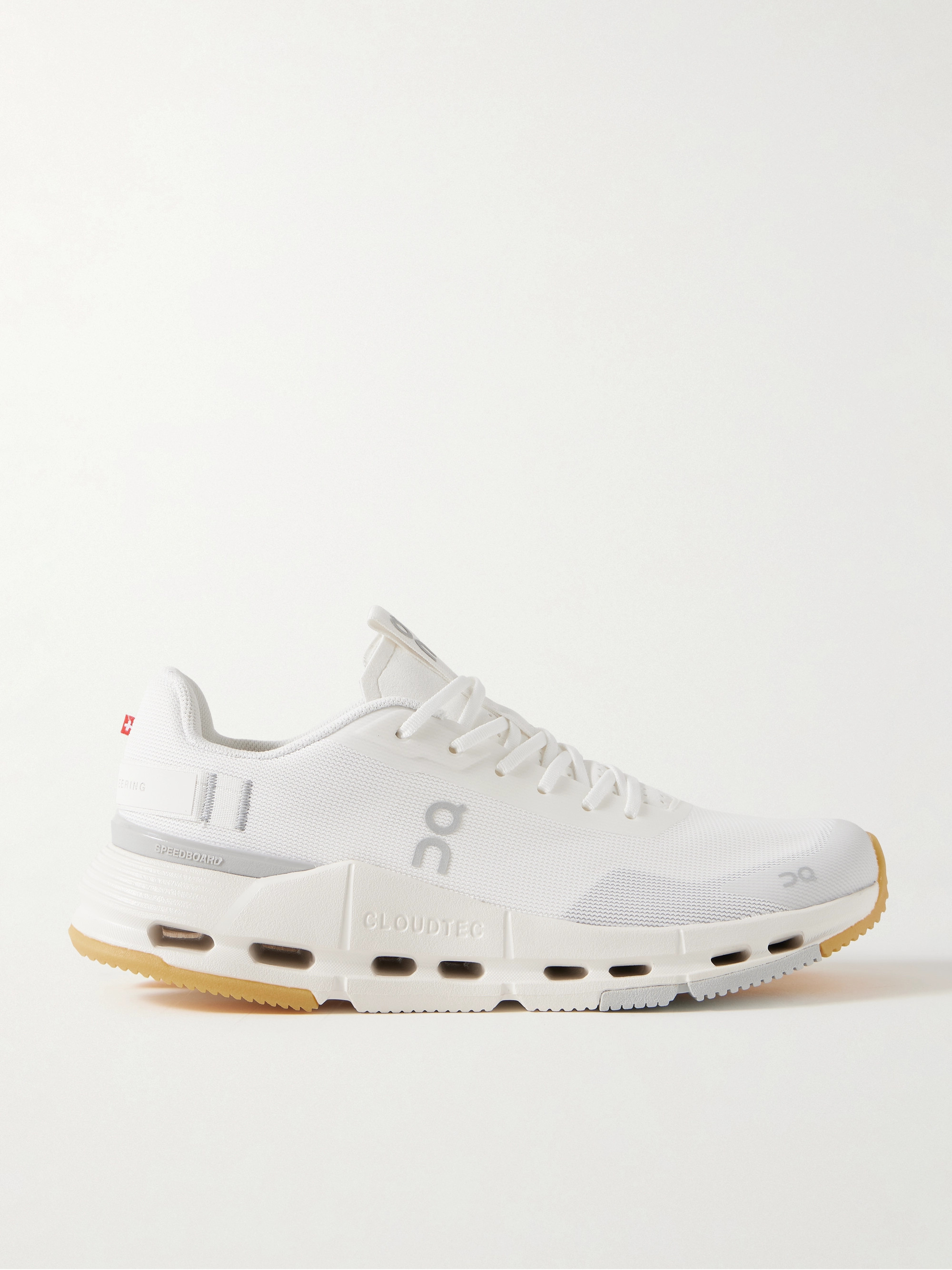 ON Cloudnova Form 2 felt and rubber-trimmed mesh sneakers
