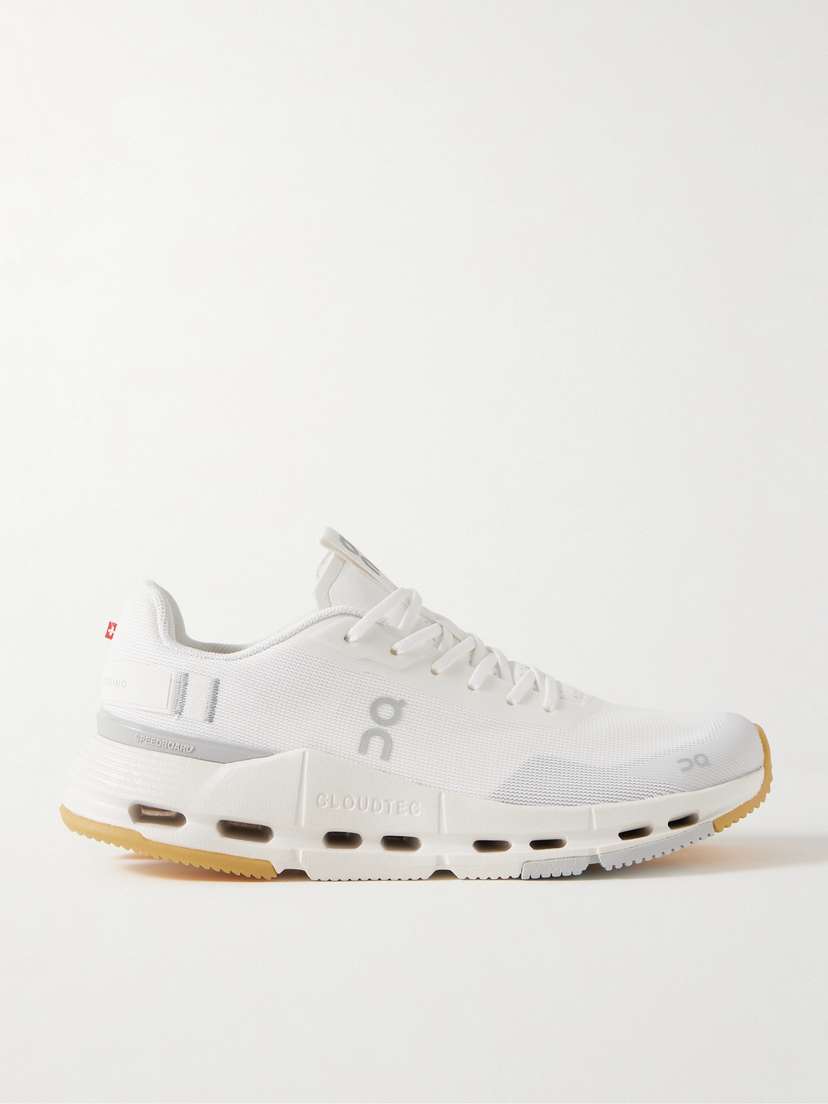 ON Cloudnova Form 2 Felt And Rubber-trimmed Mesh Sneakers