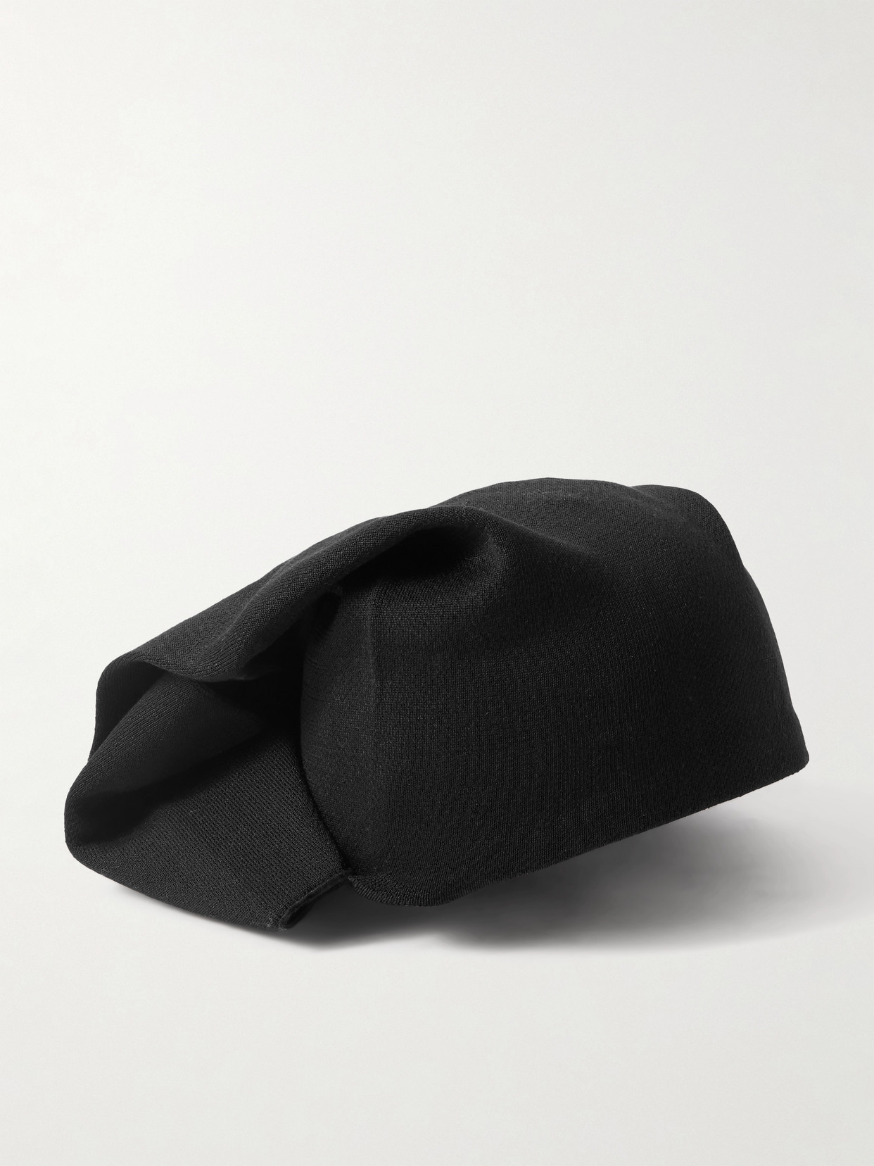 Loro Piana Silk-jersey Head Scarf In Black