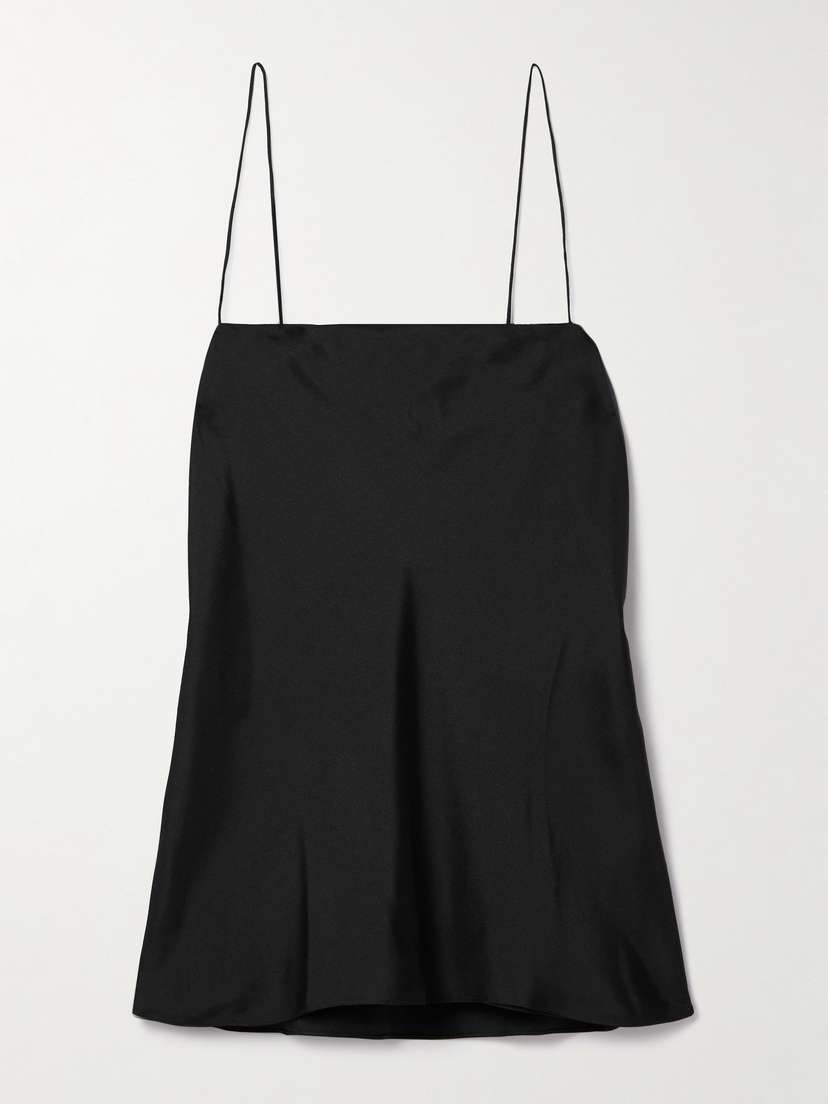 Another Tomorrow Silk-twill Camisole
