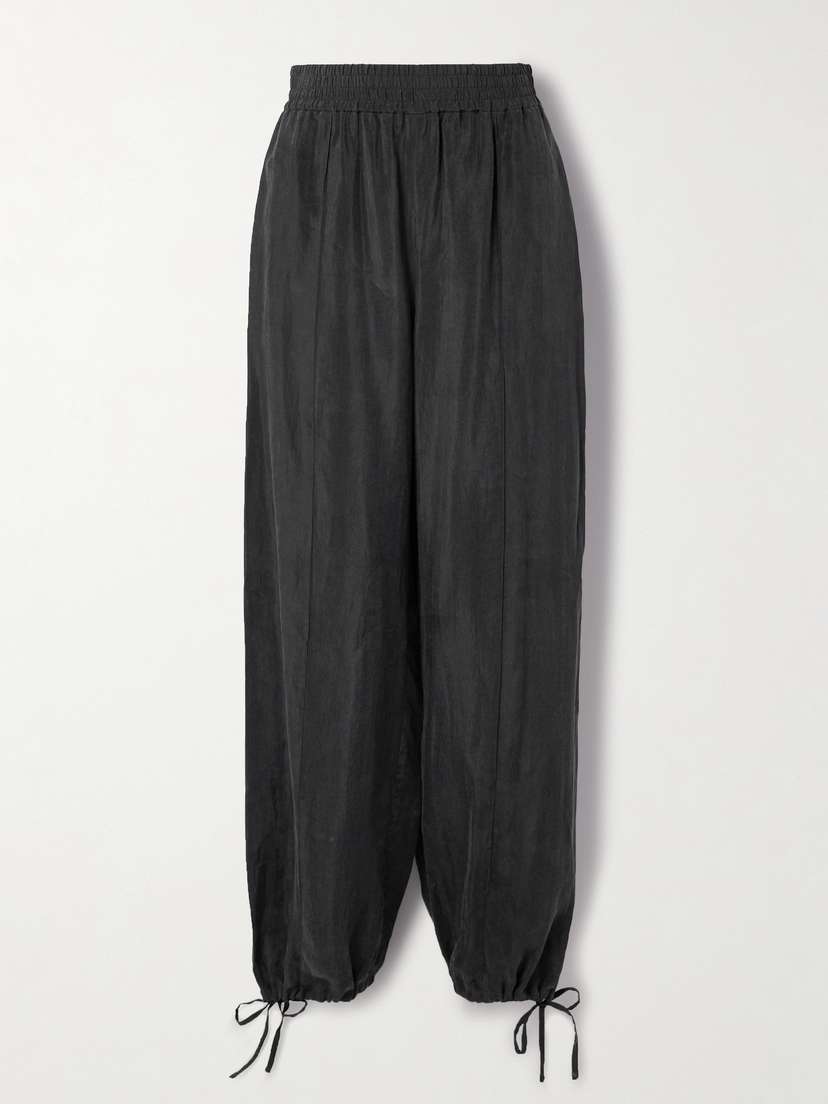 Another Tomorrow Tencel™ Lyocell Tapered Track Pants