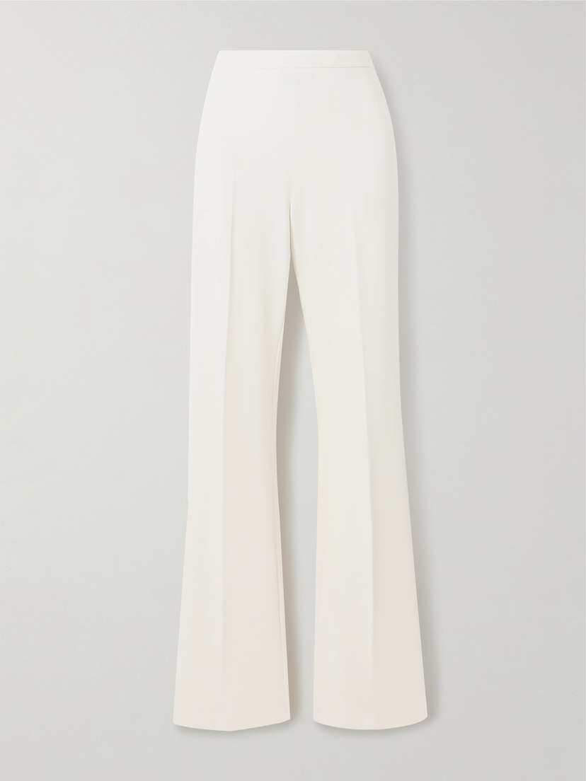 Another Tomorrow Stretch-jersey Straight-leg Pants