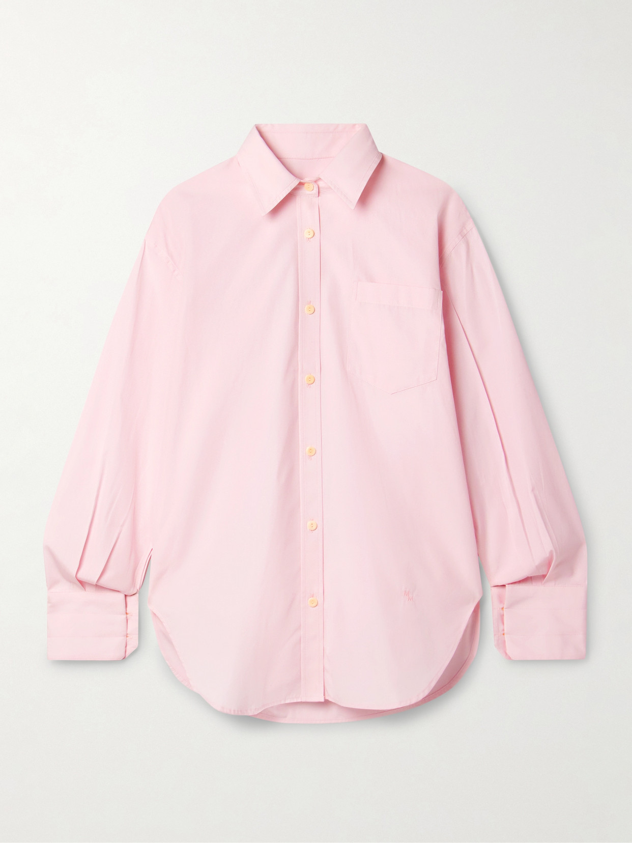 Maria Mcmanus Organic Cotton-poplin Shirt In Pink