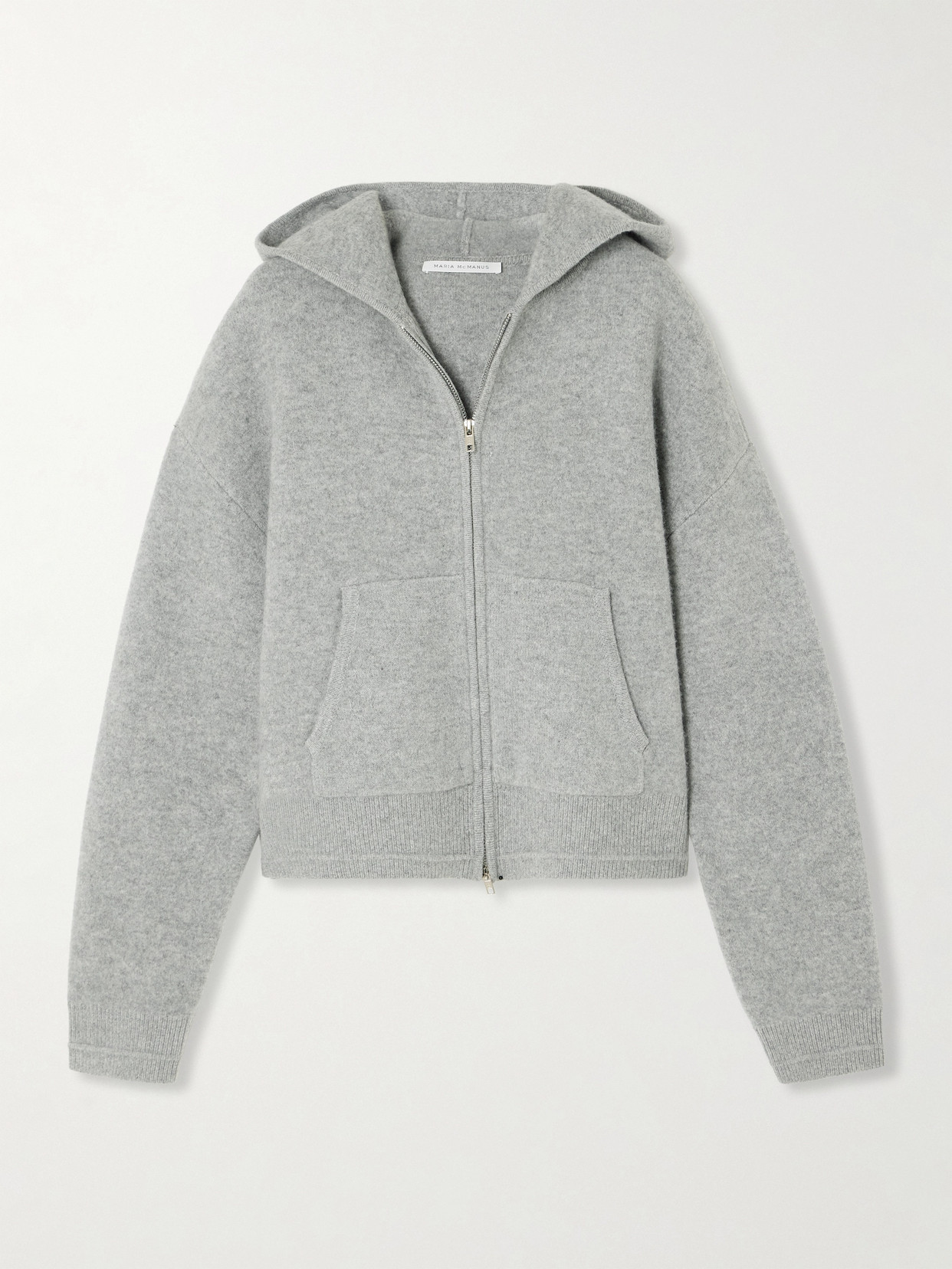 Maria Mcmanus Merino Wool Hoodie In Gray