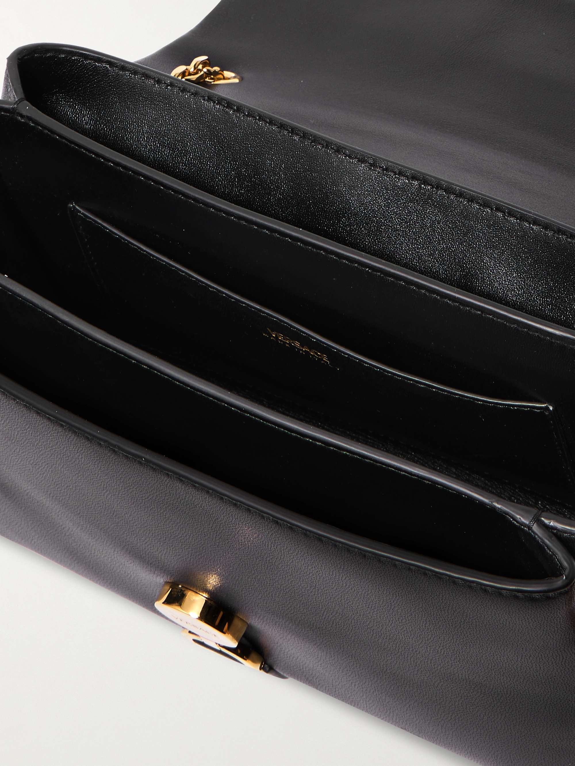 VERSACE Kleio leather shoulder bag NETAPORTER