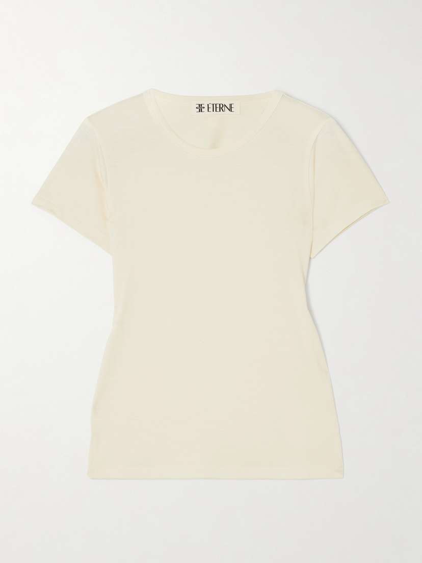 ÉTERNE Stretch-modal Jersey T-shirt