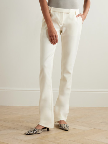Acne Studios Wool-blend twill flared pants