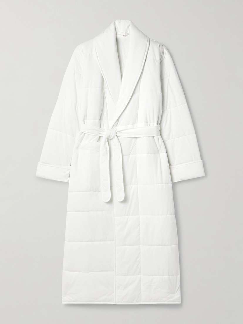 Skin Sierra Quilted Padded Cotton Robe