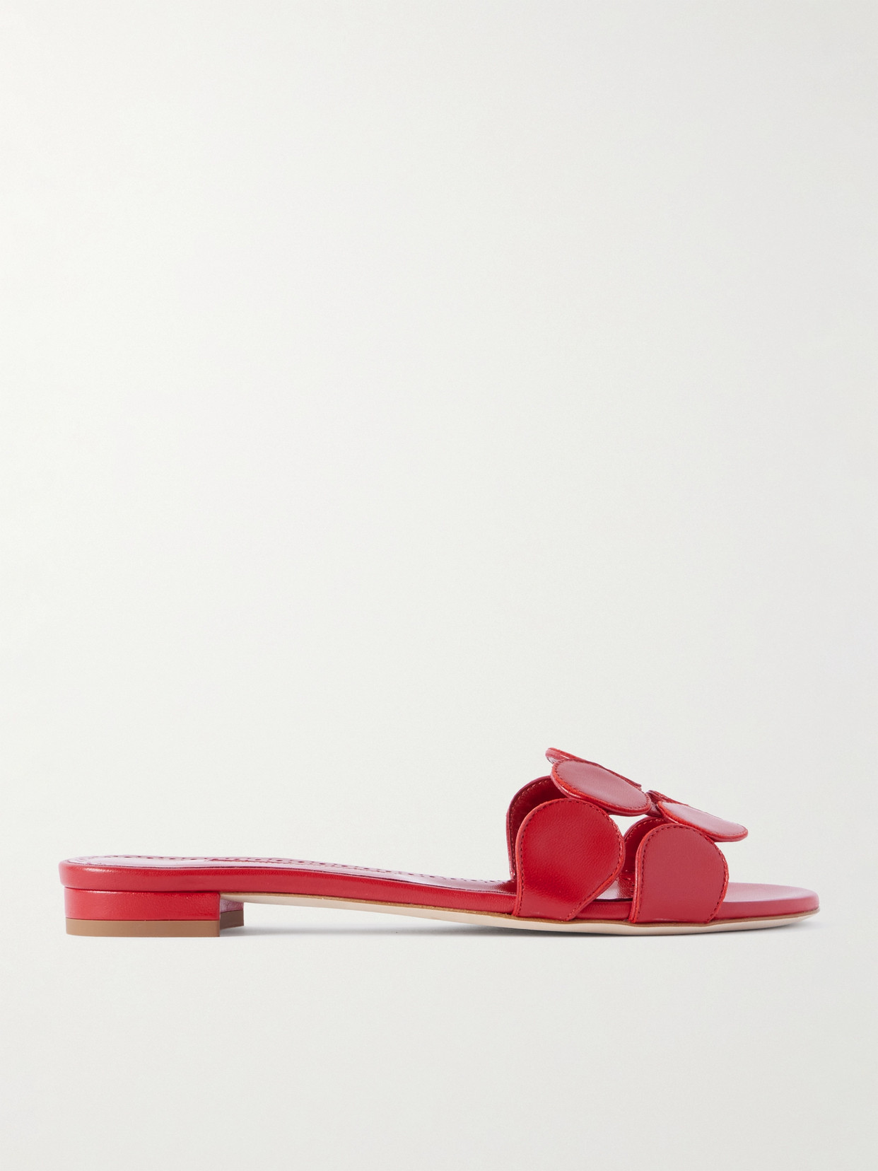 Manolo Blahnik Haribalmu 10 Sandal In Red