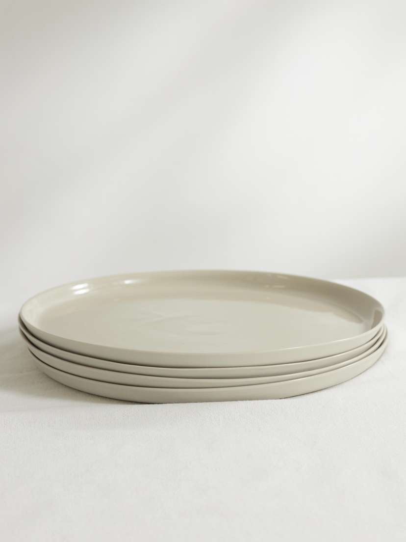 Mud Australia Set Of Four Porcelain Dinner Plates