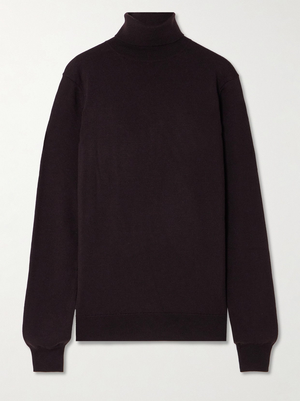 The Frankie Shop Frankie Shop Womens Black Rhea Turtleneck Wool And Cotton-blend Jumper