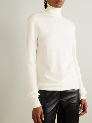 The Frankie Shop Eve merino wool turtleneck sweater