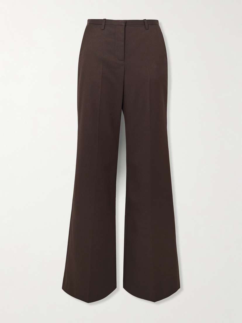 The Frankie Shop Lyra Twill Flared Pants