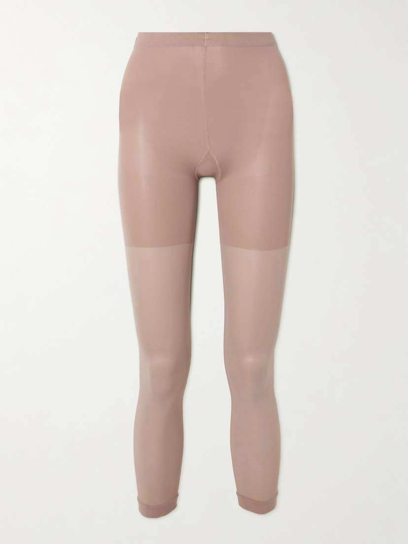 Skims Hosiery Shaping Capri Tights - Clay
