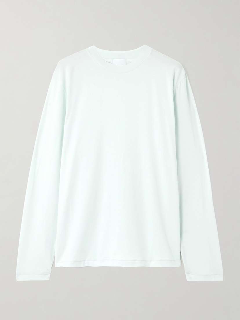 Skims Boyfriend ong Sleeve T-shirt - Frost