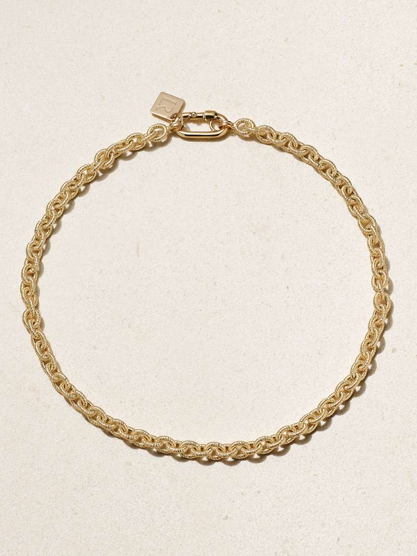 Lauren Rubinski Small 14-karat Gold Necklace