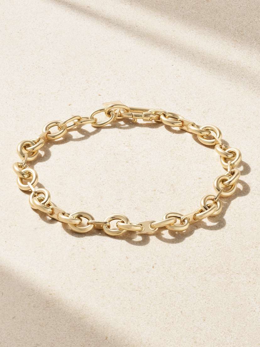 Lauren Rubinski Extra Small 14-karat Gold Anklet