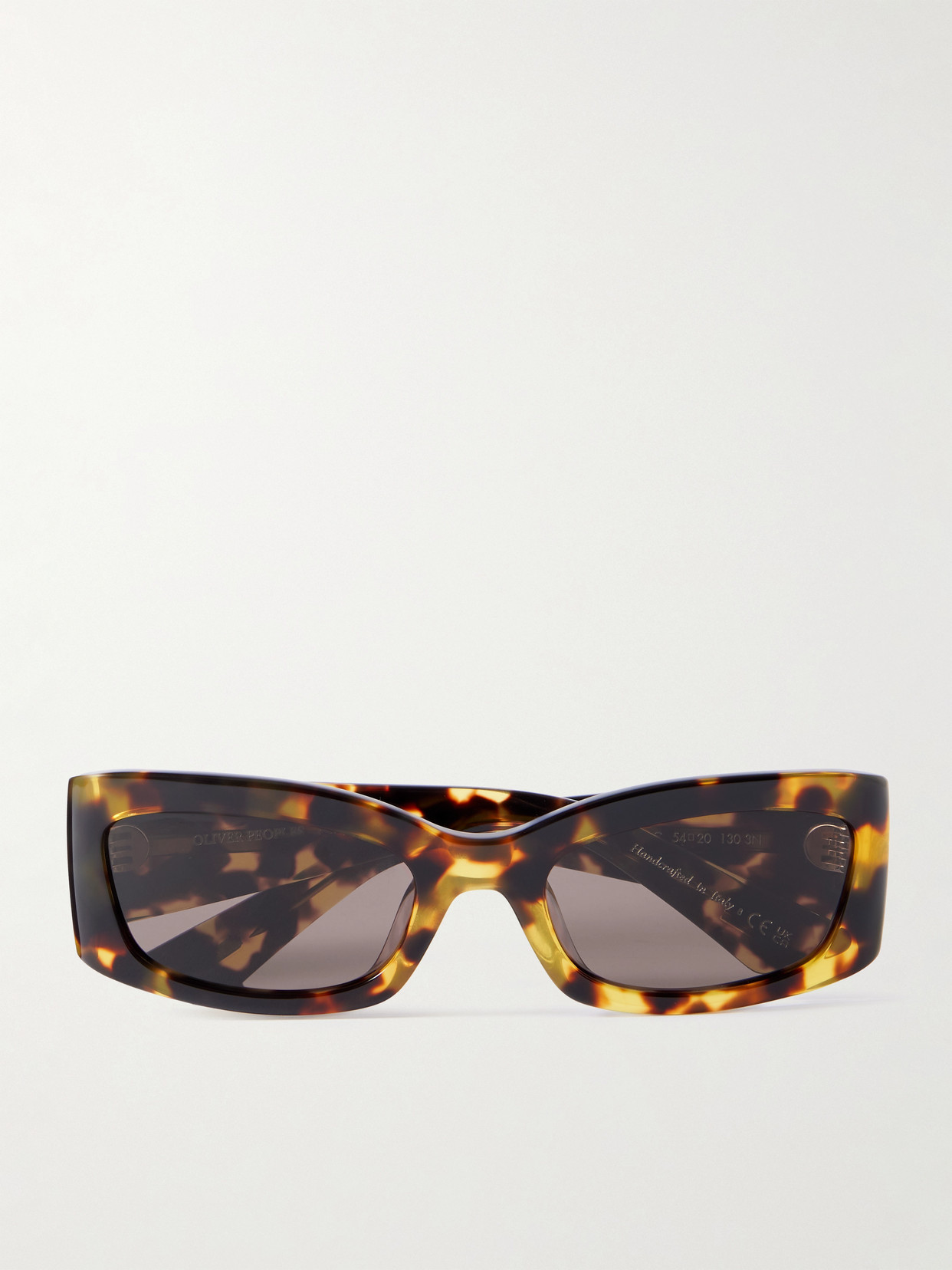Oliver Peoples - + Khaite 1989c Rectangular-frame Tortoiseshell Acetate Sunglasses - One size