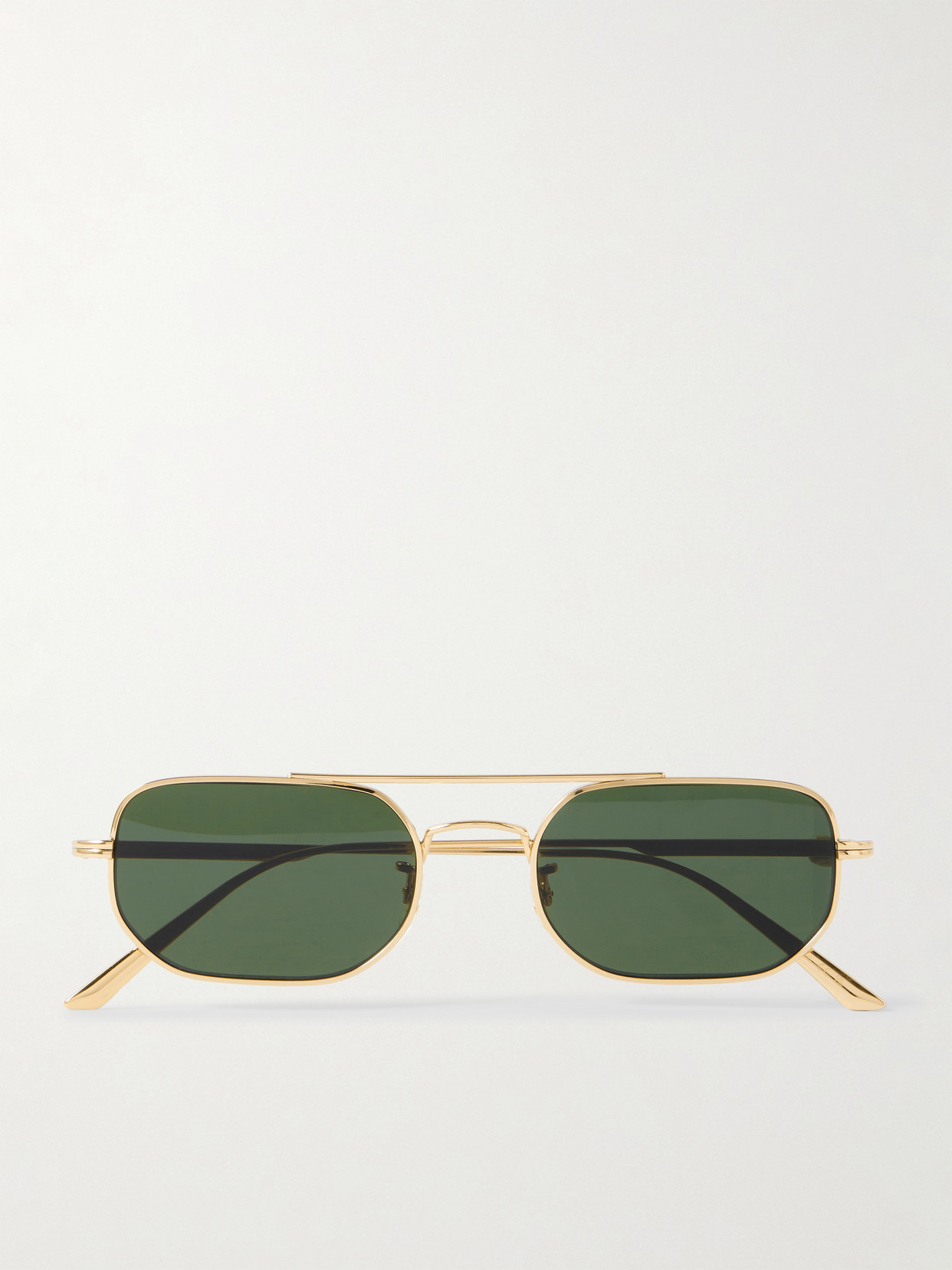 Oliver Peoples - + Khaite 1989c Aviator-style Gold-tone Sunglasses - One size