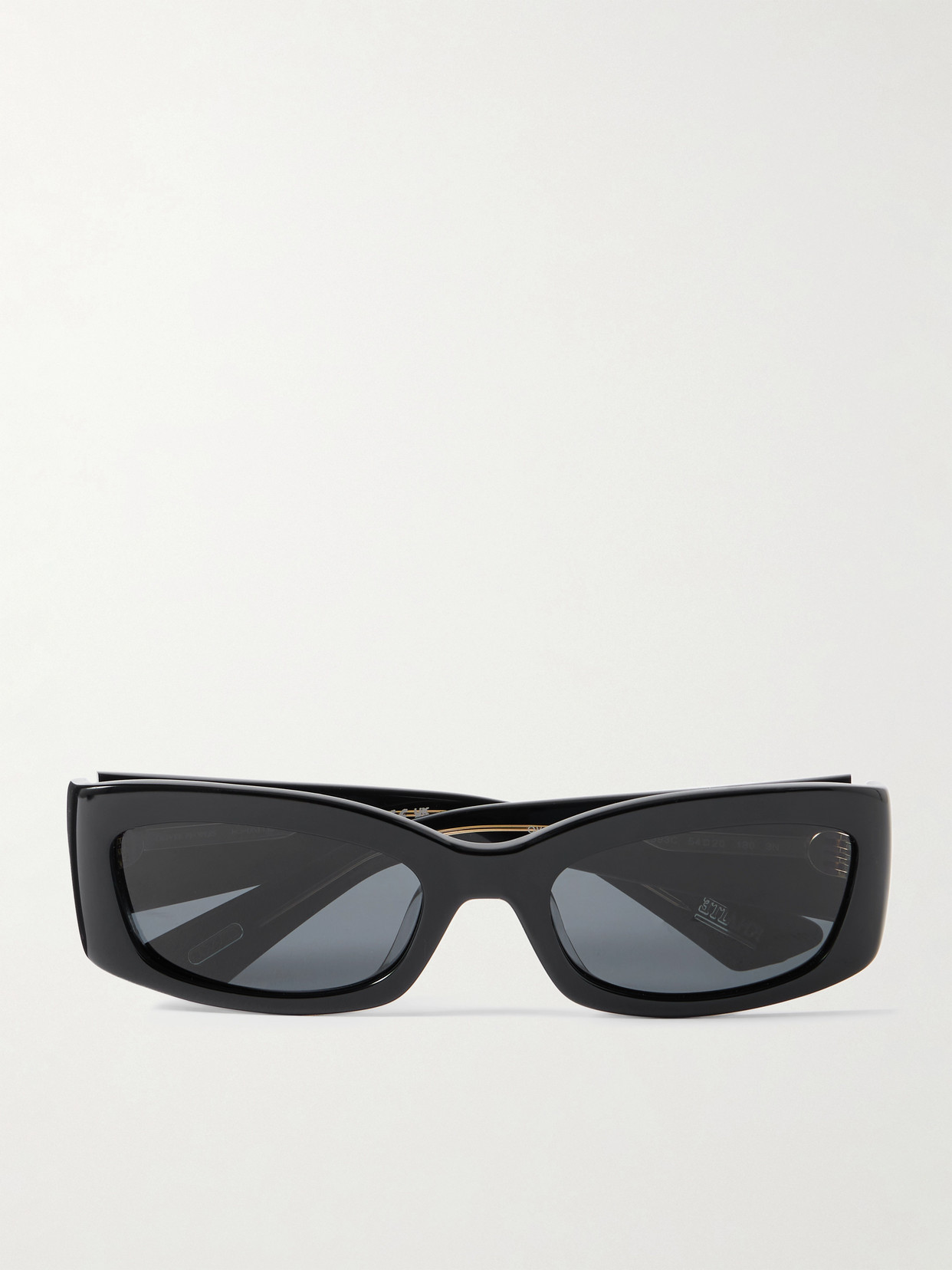 Oliver Peoples - + Khaite 1989c Rectangular-frame Acetate Sunglasses - Black