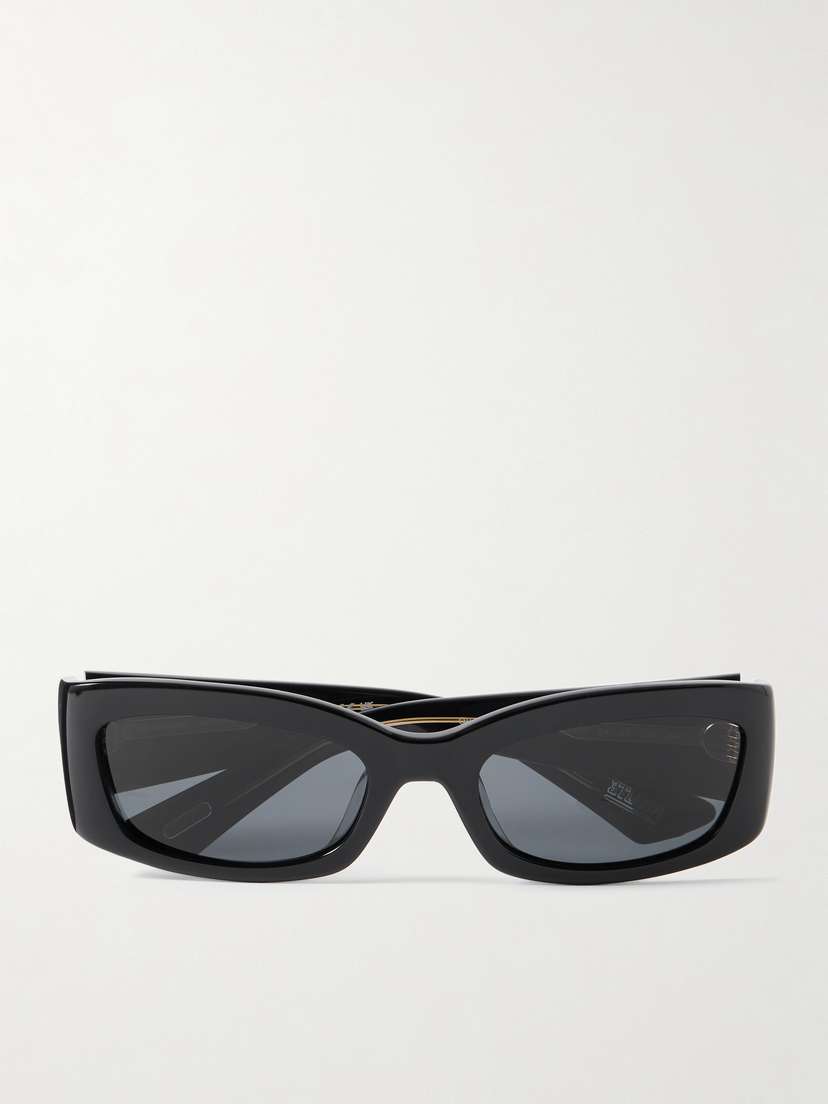 Oliver Peoples + Khaite 1989c Rectangular-frame Acetate Sunglasses