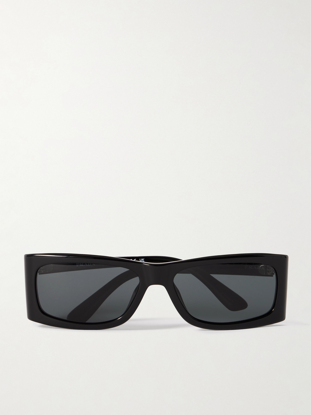 Prada Rectangular-frame Acetate Sunglasses In Black