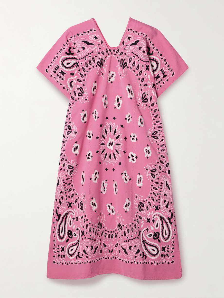 embroidered cotton-blend huipil