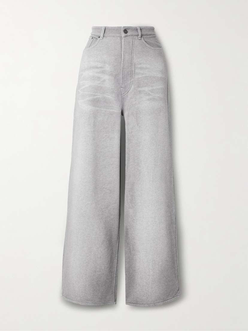 Acne Studios Organic Cotton-jersey Wide-leg Pants