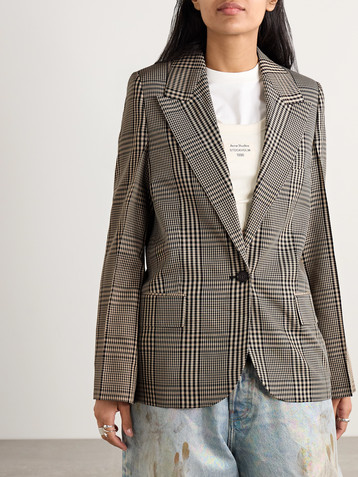 Acne Studios Checked twill blazer