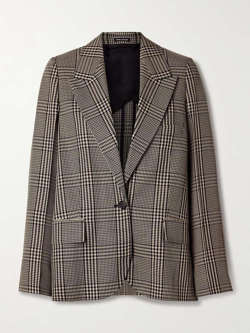 Acne Studios Checked Twill Blazer
