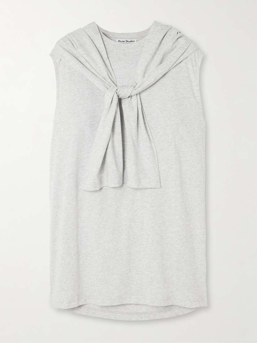 Acne Studios Layered Appliquéd Cotton-jersey Tank Top