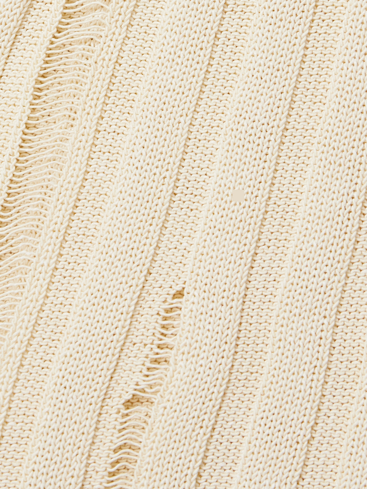 ACNE STUDIOS DISTRESSED RIBBED ORGANIC COTTON-BLEND TANK