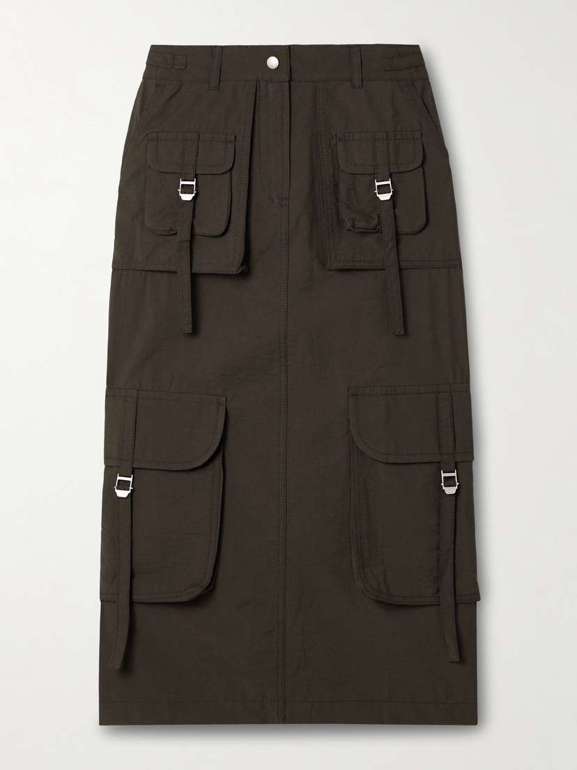 Acne Studios Cotton-blend Midi Cargo Skirt
