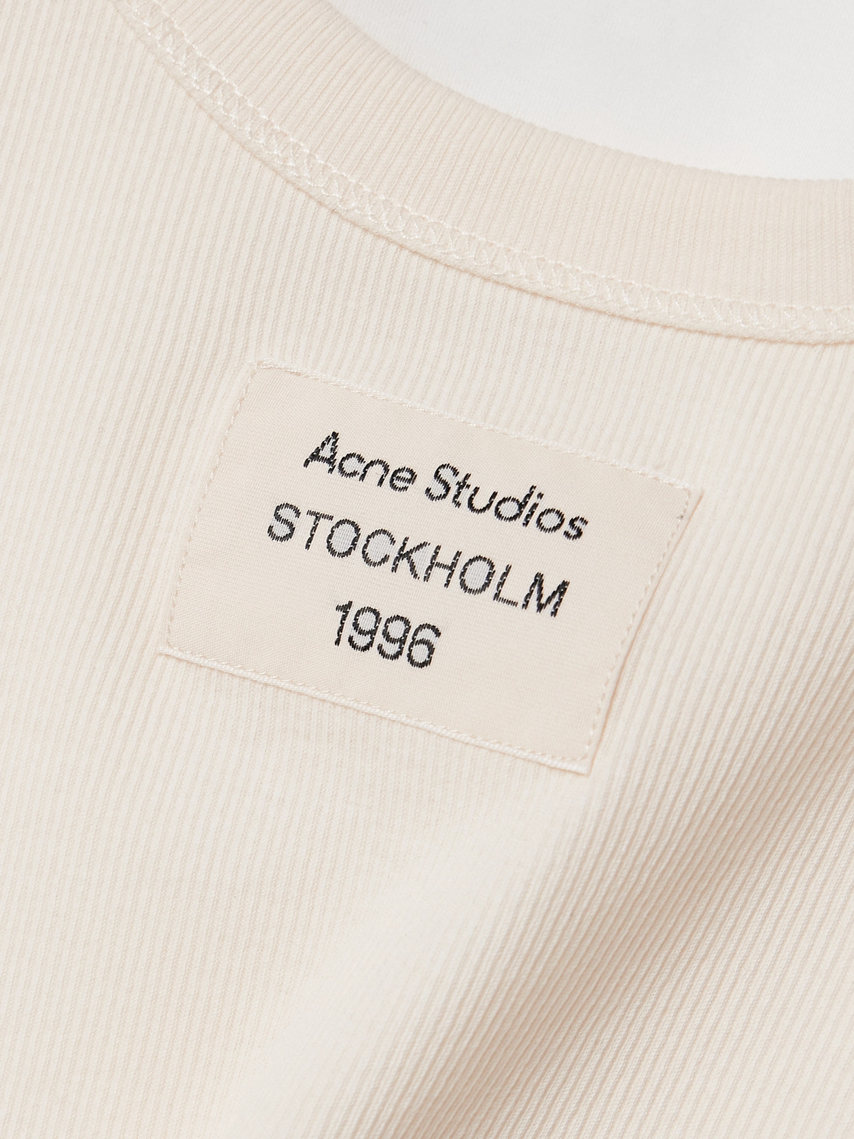 Acne Studios Off-white Layered T-shirt In White