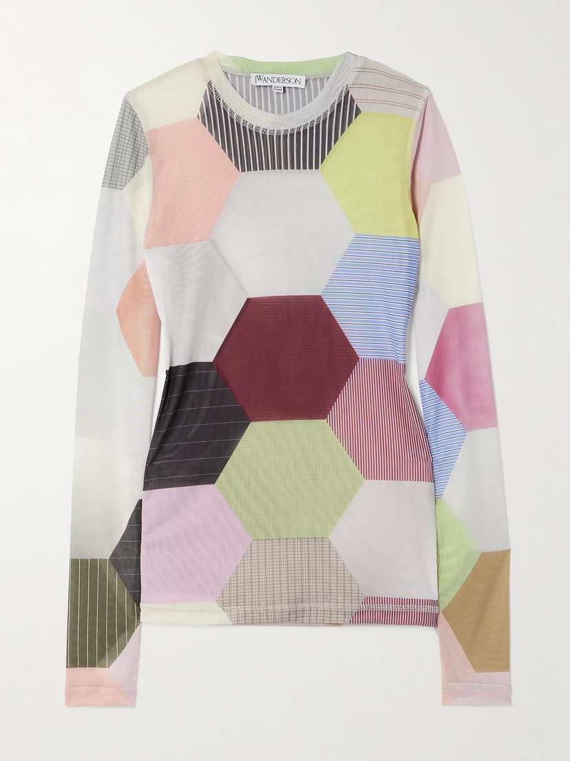 JW Anderson Printed Mesh Top
