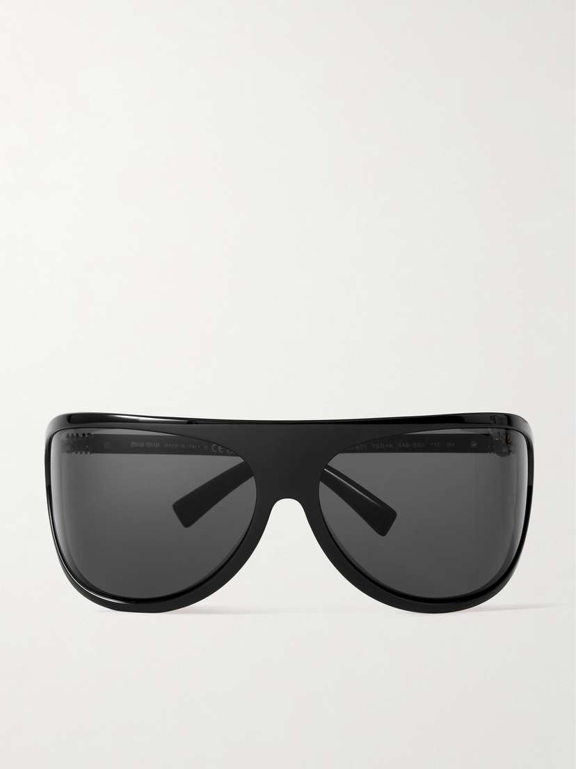 Miu Miu Eyewear Oversized D-frame Acetate Sunglasses