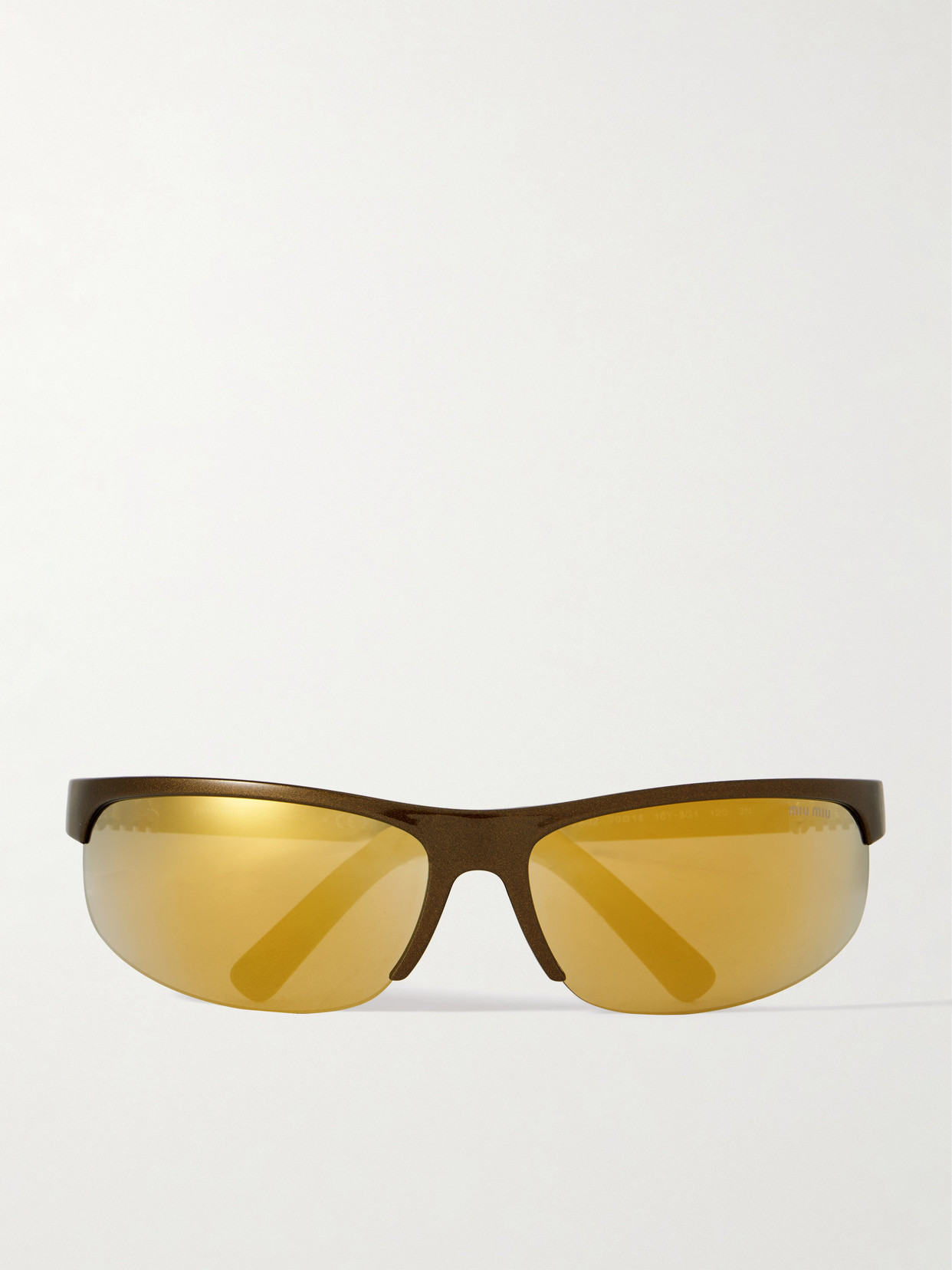 Miu Miu Eyewear - D-frame Acetate Sunglasses - Brown