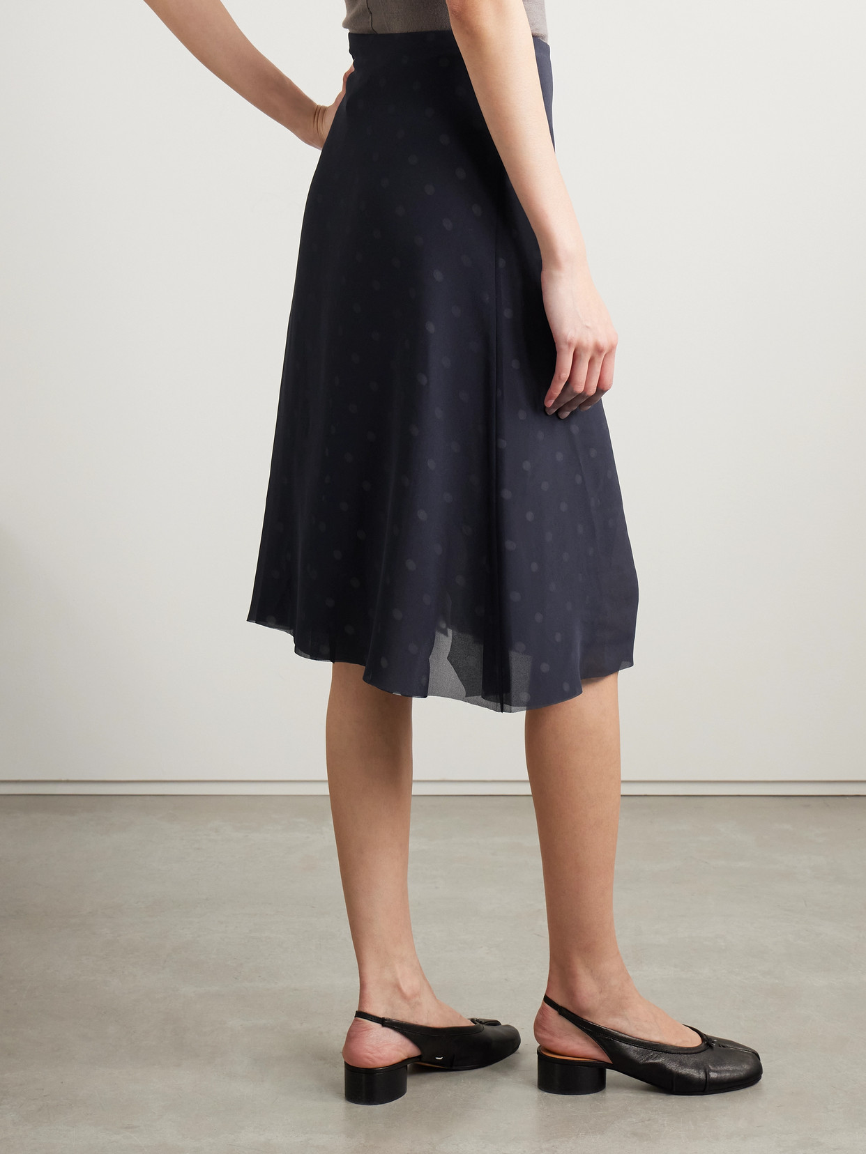 Acne Studios Midi Skirt In Blue