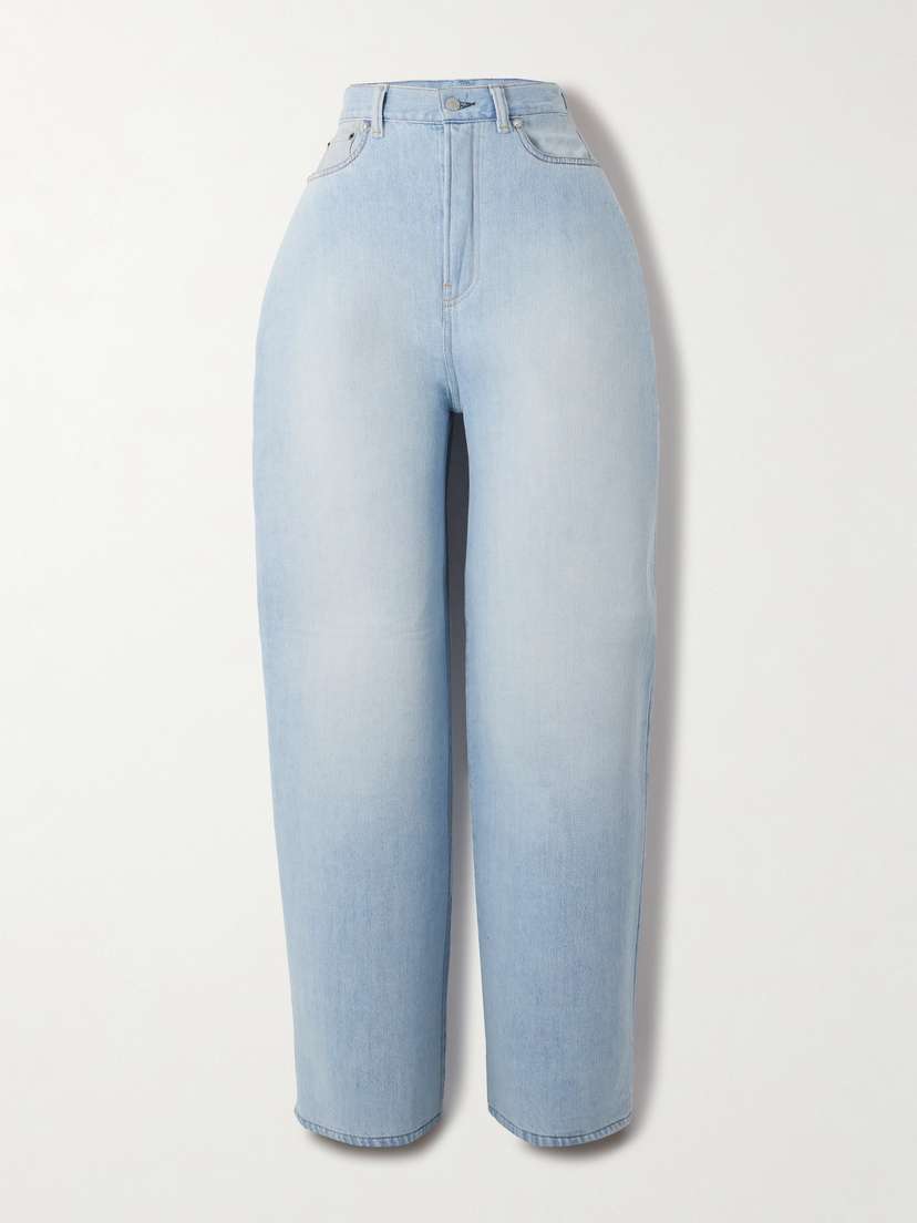 Acne Studios Padded High-rise Wide-leg Jeans