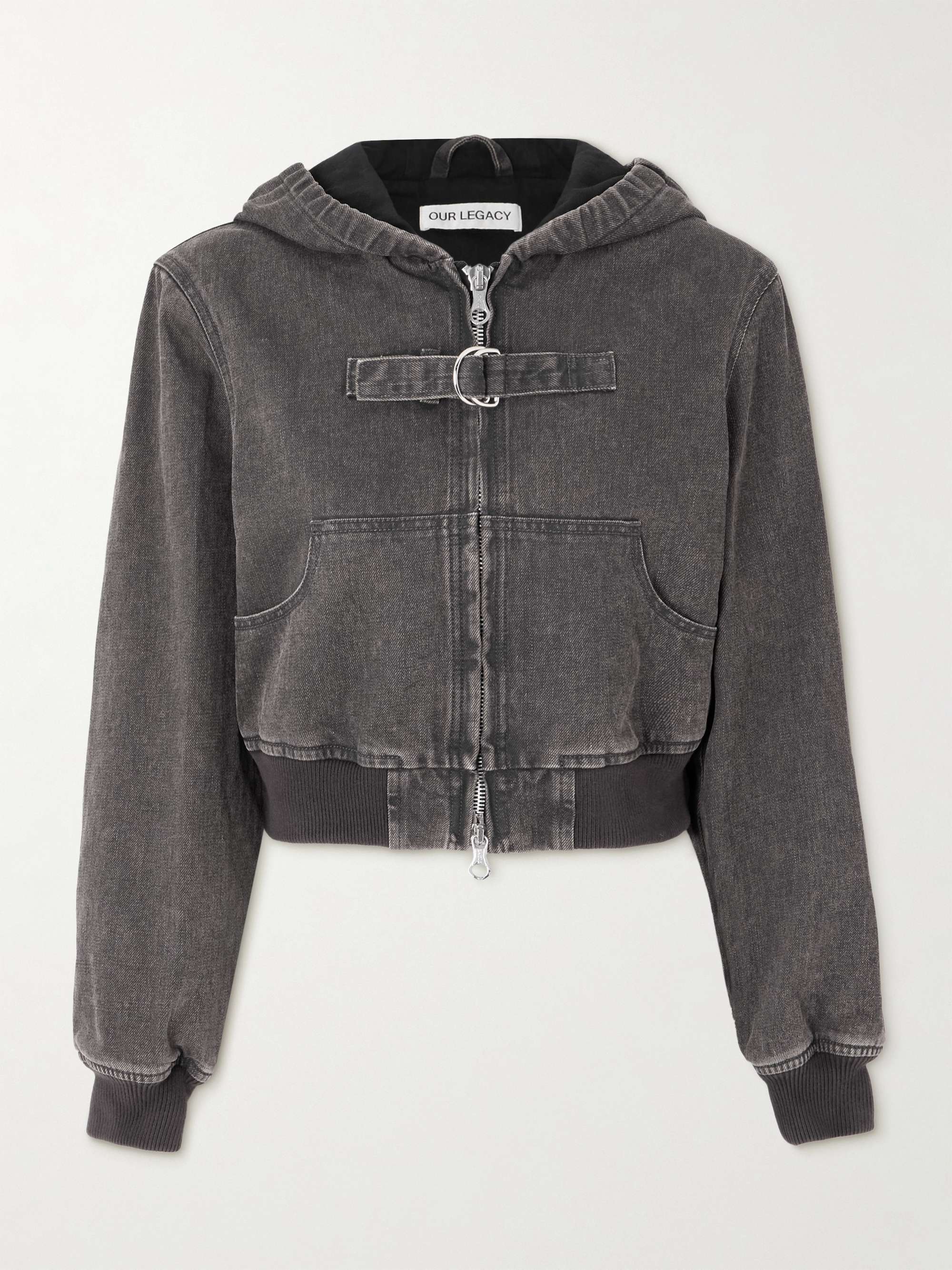OUR LEGACY Cropped hooded denim jacket | NET-A-PORTER OUR LEGACY Cropped hooded denim jacket | NET-A-PORTER